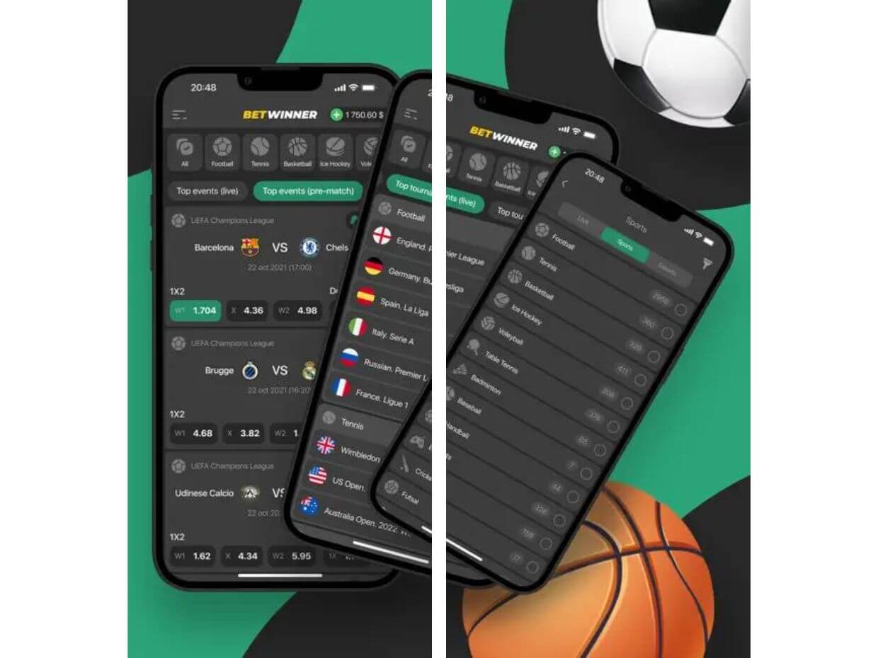 Betwinner app iOS